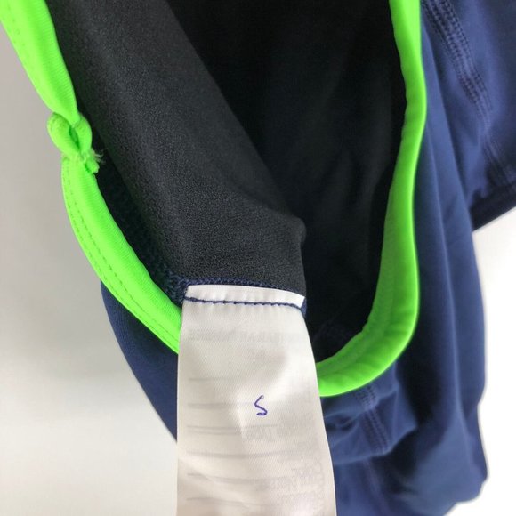 TYR Womens One Piece Swimsuit Diamondback Durafast Neon Pink Green Navy S - Picture 3 of 3